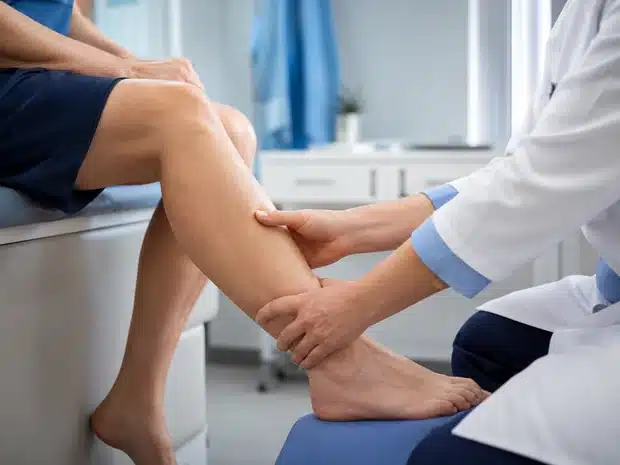 Clinical assessment of the leg before prescribing vascular exercise